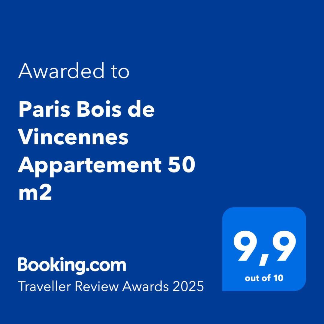 Paris Bois De Vincennes Appartement 50 M2 Extérieur photo